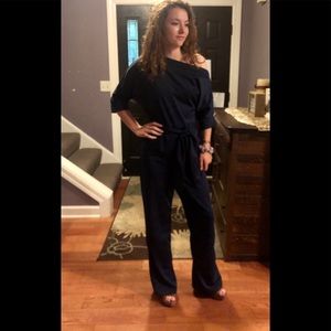 Navy Jumpsuit Romper